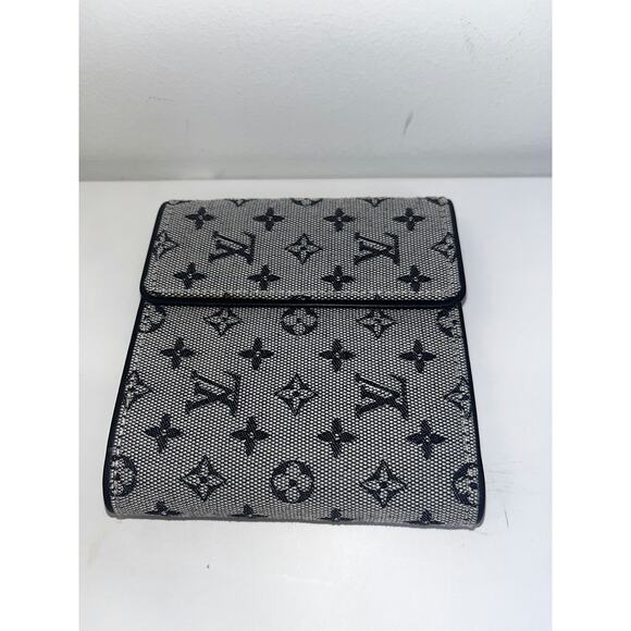 Louis Vuitton Monogram Compact Wallet in Navy - Picture 5 of 7